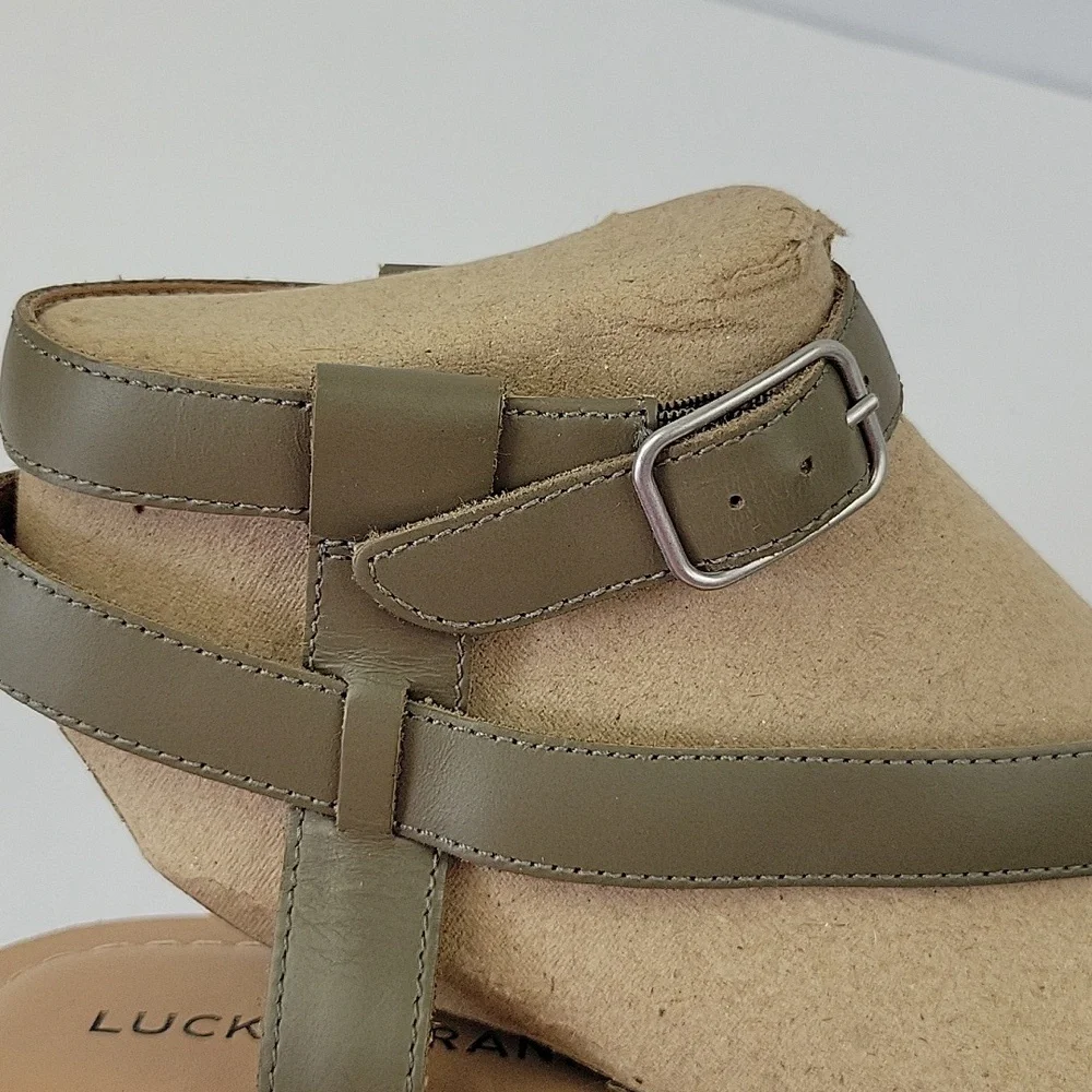 Lucky Brand Byleth Gladiator Sandals Sage Green Size 9 NWOT